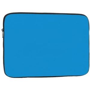 Effen kleur blauw Laptop Case, Laptop Sleeve, 12 inch Laptop Tas Shockproof Beschermende Notebook Case, Aktetas Dragen Laptop Cover