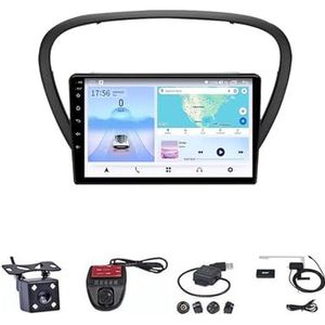 9 Inch Android Auto Radio Multimidia Speler Voor Peugeot 607 2004-2010 GPS Navigatie WIFI Bluetooth Carplay Android Auto Stereo Radio GPS(WIFI 1G+16G)