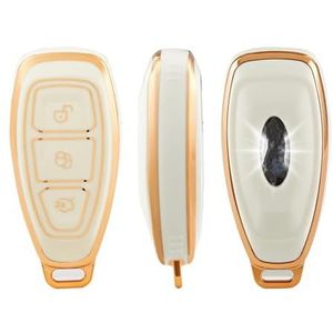 Autosleutel beschermhoes TPU Auto Smart Key Case Cover Shell Voor Ford Voor Focus 3 4 ST Voor Mondeo MK3 MK4 Voor Fiesta Voor Fusion Voor Kuga Bescherm Accessoires Sleutel Shell(5)