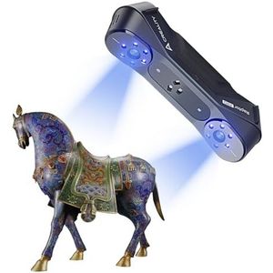 Creality Raptor Pro 3D-scanner, beste partner voor auto-custom, 22 kruiss + 7 parallelle blauwe laserlijnen, volumetrische nauwkeurigheid: 0,02 mm + 0,08 mm/m, objecten tussen 5-4000 mm