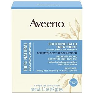 Aveeno 772-0188 Rustgevende Bad behandeling Geurvrij, 8 stuks
