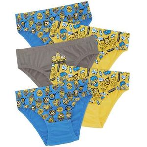 MINIONS Five Pack 100% Katoen Despicable Me Slips 6-7 Jaar Multicolor, Meerkleurig, 6-7 jaar