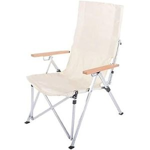 Outdoor klapstoel Aluminium draagbare fauteuil Camping Vrije tijd fauteuil Echte vrijetijdsbesteding Vissen Strandstoel Outdoor fauteuil (Color : 4th gear adjustable)