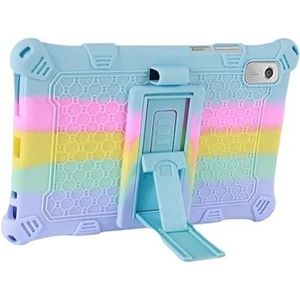 Geschikt for Lenovo Tab M9 2023 TB-310FU TB-310XU 9 inch Tablet Schokbestendig Kids Stand Cover Case(Colurful Sky Blue)