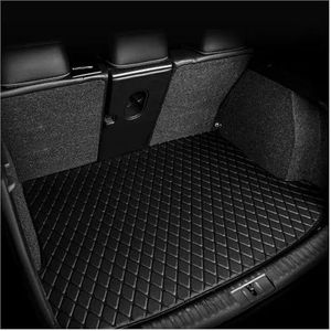 Kofferbakmat Voor Captur SUV 2014 2015 2016 2017 2018 Cargo Liner Tapijt Interieur Onderdelen Accessoires Cover Kofferbak Mat kofferbakafdekking(Color:Black sigle)