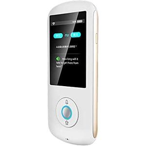 Apparaten voor stemvertalers Offline, apparaat voor taalvertalers, Smart Language Voice 2,4-inch touchscreen 26 talen WiFi Pocket Elektronische vertalers Leren Reizen Winkelen Decoration