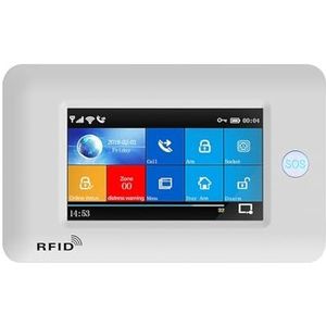 Huisbeveiligingssysteem, GSM-alarmsysteem Draadloos huisbeveiligingssysteem Kit Ondersteuning APP Afstandsbediening met RFID-bewegingssensoren(Set 1)