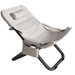 klapstoel Klapstoel Verstelbare campingstoel met drie snelheden, ademende stoffen fauteuil, hoge belastbare klapstoel voor thuis draagbaar