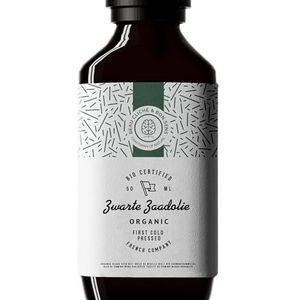 Bio Zwarte Komijnolie, Koudgeperste, Puur, Nigella Sativa - 100% Natuurlijk, Geteeld in Egypte en Gebotteld in Frankrijk - Voedingskwaliteit - Black Seed Oil - 50ml