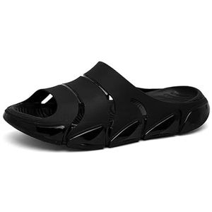 LXJYDN Sandal Men Lightweight Non-Slip Thick-Soled Slippers Casual Beach Sandals-Black-44