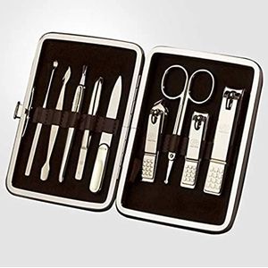777 TS-392 Vingernagel en teennagel Clipper, manicure pedicure verzorgingsset set reistas (goud)