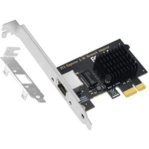 LAN Netwerk PCIE van de de Adapter LAN van schijf Vrije 2500Mbps Snelle PCI Express RJ45 Ethernet