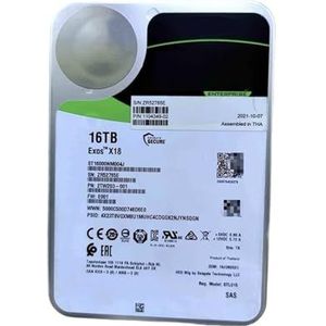 HIHSYEWYB 1 x Enterprise harde schijf ST16000NM004J 16 tot 3,5 inch 7,2 K 12 GB SAS 16 TB