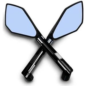 Motorfiets Achteruitkijkspiegel Achteruitkijkspiegels Voor Yamaha XVS950 XV1900 XVS1300 V-Star Virago Warrior Royal Star(ZWART)