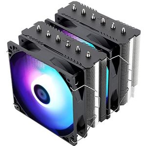 Thermalright Peerless Assassin 120 SE ARGB CPU-luchtkoeler, 6 heatpipes CPU-koeler, dual 120 mm TL-C12C-S PWM ventilator, aluminium koellichaamafdekking, AGHP, voor AMD AM4/AM5 Intel 1700/1150/1151/1200