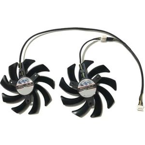 2 stuks/set, FDC10H12S9-C, grafische kaartventilator, videokoeler voor Digital Alliance GTX1070 Dual, GTX 1060