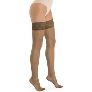 Solidea Autoreggenti 140 den MOKA a maglia liscia MARILYN 140 sheer 18/21 mmHg Art. 0280A4 Size M