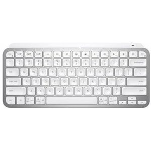 QPSJXN Slim draadloos Bluetooth-toetsenbord met 104 waterverlichte waterdichte ontwerp, draagbaar voor gebruik in bedrijven en laptops (Mx Keys mini White)
