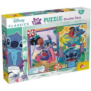 Lisciani Giochi- Disney Puzzel DF Plus 250 Lilo And Stitch, meerkleurig