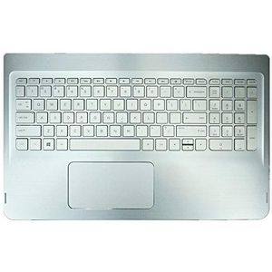 Laptop omhulsel rond toetsenbord & Toetsenbord & Touchpad Voor For HP ENVY 15-W 15-w000 x360 15-w100 x360 15-w200 x360 Zilver