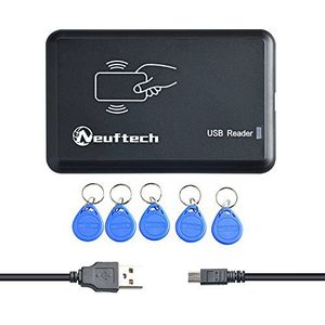 Neuftech USB RFID Reader ID kaartlezer kaartlezer contactloze kaartlezer voor EM4100