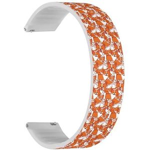 Solo Loop band compatibel met Garmin Forerunner 255/255 Music, 265, 745, Venu 2, Venu 3, Vivoactive 4 (Cartoon Cute Bears Sun), snelsluiting, 22 mm rekbare siliconen band, accessoire, Siliconen, Geen