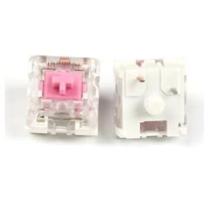 JJCFGRDM Cream Speed Goud Zilver Koper Brons Roze Pro Paars MX SMD 3-pins RGB Schakelaars Voor Backlit Mechanisch Gaming Toetsenbord (Maat: 75 stuks, Kleur: Snelheid Roze)