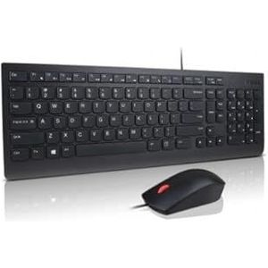 Lenovo Keyboard Mouse Included Usb English, Russian Black, W128264825 (English, Russian Black)