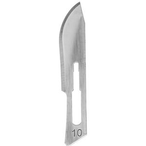 Blue Farm Nr. 10 steriele scalpelmessen van staal en carbon