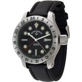 Zeno-Watch herenhorloge - Jumbo GMT (Dual Time with Bezel Ring) - 1563-a1