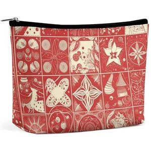 POLESVBM Make-uptas make-up zoveel verschillende sneeuwscènes bedrukte organizer opvouwbare make-uptas reismake-uptas, stijl, één maat, make-uptas, Stijl, Eén maat, Make-up Tas