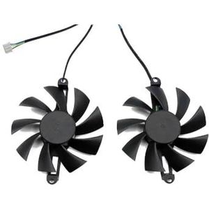 2 stuks/set 85MM 6600M GPU-koeler grafische kaartventilator voor AMD AFOX Radeon RX 580 2048SP voor kleurrijke GTX1070ti GAMING VGA vervangen