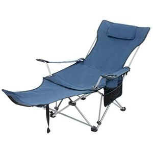 Campingstoel Outdoor vouwstoel draagbare vouwstoelen buiten picknick BBQ Viskampingsstoel stoel Oxford doek lichtgewicht verstelbare backpackstoel Klapstoel Vouwstoel (Color : Blue)