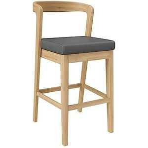 Barkruk Barstoelen Houten Hoge Kruk Barkrukken Thuis Keuken Ontbijt Stoel Voor Eetkamer Kruk Barkrukken Keukenstoelen (Color : B, Size : Seat high 75cm)