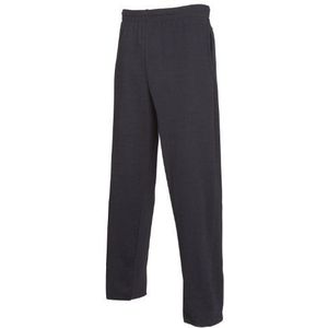 Fruit of the Loom Heren joggingbroek met open broekspijpen maten - Shirtarena bundel, deep navy, XXL
