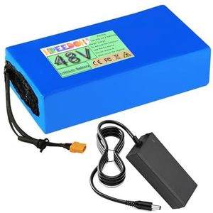 FREEDOH Li-ion accu 48V 35Ah 40Ah 45Ah 50Ah lithium accupakket voor 1600W 1900W 2100W 2400W motor ombouwset met lader,48v40ah