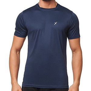 Cflex Sportshirt voor heren, fitness T-shirt, sportswear collectie, navy, S