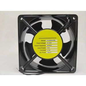 LSGDCTI G12038HA2BL Axial Flow Fan - 220V/240V, 21W, 0.14A, Quiet Compact Design for Efficient