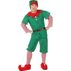 YOUJIAA Kerst elf kostuum voor dames, heren en kinderen carnaval carnaval cosplay, Mannelijk, 180