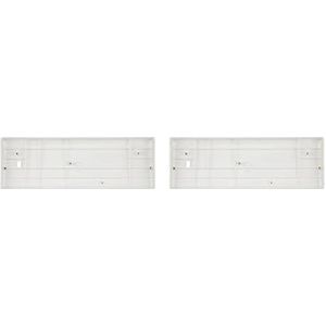 Tityvirnix 2 set 60% compacte kunststof toetsenbordhoes compatibel met GH60 POKER2 POK3R wit