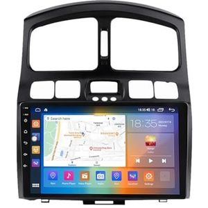 Android 13.0 Radio 2 Din Auto Stereo 9"" Touchscreen Autoradio Voor Hyundai Classic Santa Fe 2006-2015 met Bluetooth/wifi/GPS Navigatie/FM Radio/Stuurwielbediening/AHD Omgekeerd Beeld (Size : M200S(