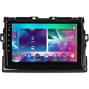 9"" Android 14 Touchscreen Autoradio 2 din met AHD Omgekeerd beeld Bediening op het stuur Bluetooth GPS navigatie Draadloze CarPlay voor Toyota Estima 2006-2012(Q100(1+32G))