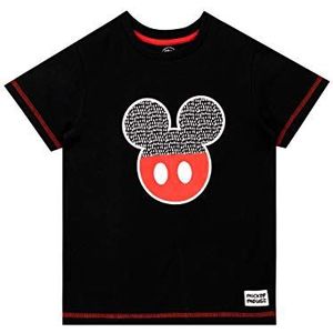 Disney Jongens Mickey Mouse T-Shirt Zwart 98