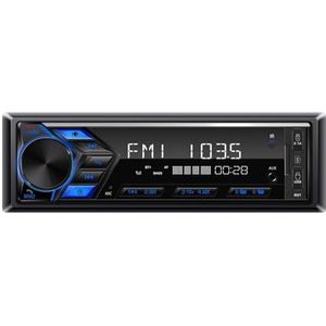 1DIN Autoradio MP3 Multimediaspeler Bluetooth AUX TF-kaart USB-ondersteuning Telefoon opladen FM-radio(MP3)