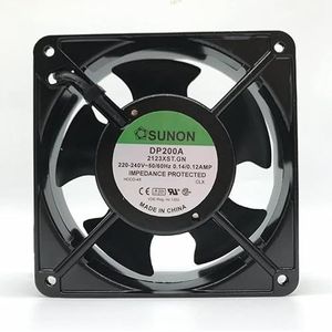 DP200A 2123XST.GN 220-240V 0.14/0.12AMP 12cm 2-wire Industrial Chassis Fan