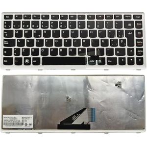 Russisch-Latijn-Spaans toetsenbord voor Lenovo voor Ideapad U310 Touch U310-ITH Notebook Wit frame toetsenborden T3D1-SPA RUS 9Z.N7GSQ.30R(SP Spanish)