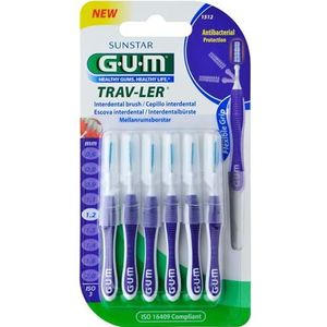 GUM TRAV-LER lila Kerze 1,2 mm Interdentalbürsten, 5 st. Interdentale ragers