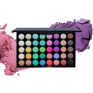 LHLXZQ 40 kleuren oogschaduw palet, multi-color make-up palette set, matte, flash parel en neon eyeshadow palette, dagelijks feest makeup tray#2