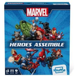 Shuffle Marvel Heroes Assemble - Coöperatief Kaartspel met Marvel Helden