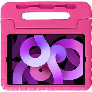 Nomfy Hoes Voor iPad Air 2022 Case Bumper - Kindvriendelijke iPad Air 5 (2022) Kids Hoes - iPad Air 5 Cover Roze